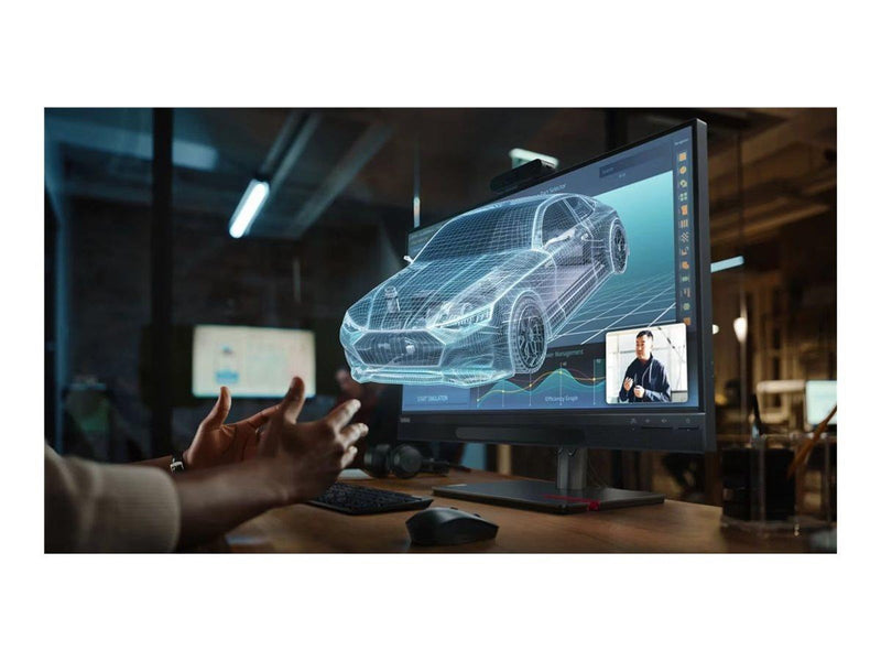 27" Lenovo ThinkVision 27 3D - 3840x2160 - IPS - HDR10 - USB-C