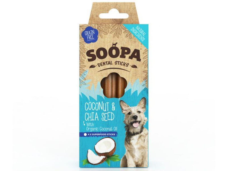Soopa - Dental Sticks Cocont & Chia Seed 100g
