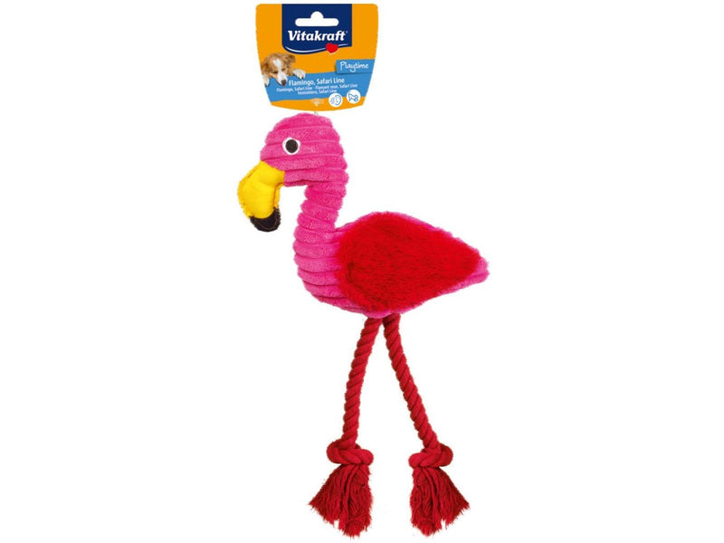 Vitakraft - Dog toy Safari Flamingo 30 cm