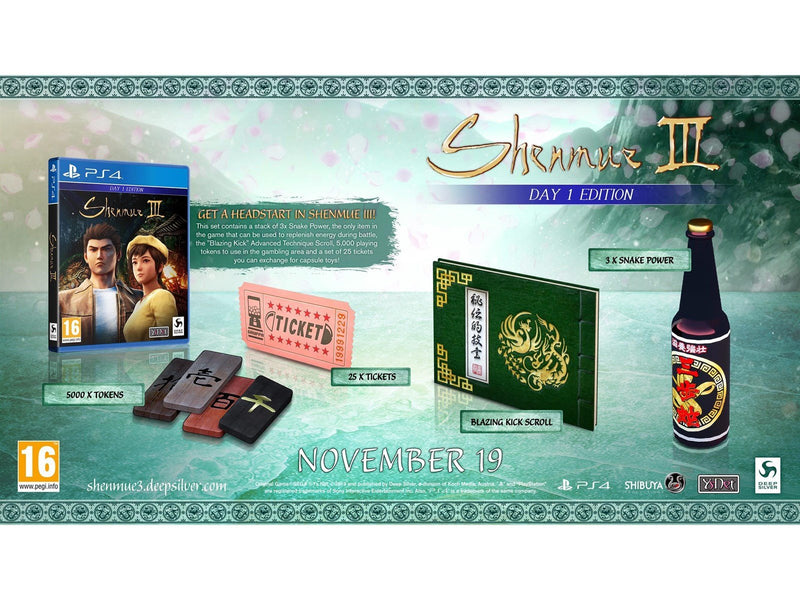 Shenmue III (Day One Edition) - Sony PlayStation 4 - Action/Abenteuer - PEGI 16
