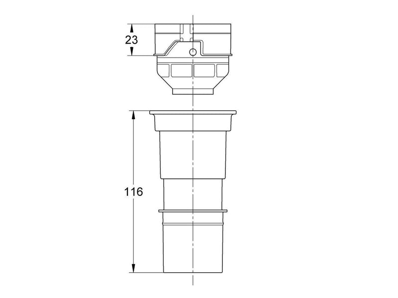 Grohe Adapter 4.5 L for GD2