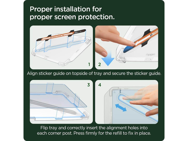 Spigen Tesla EZ Fit Refill Anti Glare Screen Protector 1 Pack -  Tesla Model Y/3