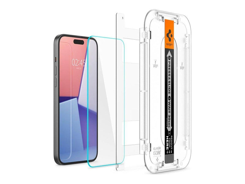 Spigen Glass tR EZ Fit HD 1 Pack - Transparency - iPhone 16/15 Plus