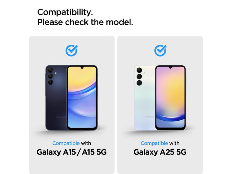 Spigen Glass tR Slim 2 Pack - Samsung Galaxy A25 5G/Galaxy A15/Galaxy A15 5G