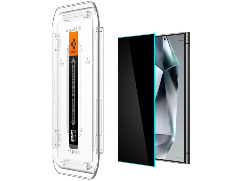 Spigen Glass tR EZ Fit Privacy 2 Pack - Samsung Galaxy S24 Ultra