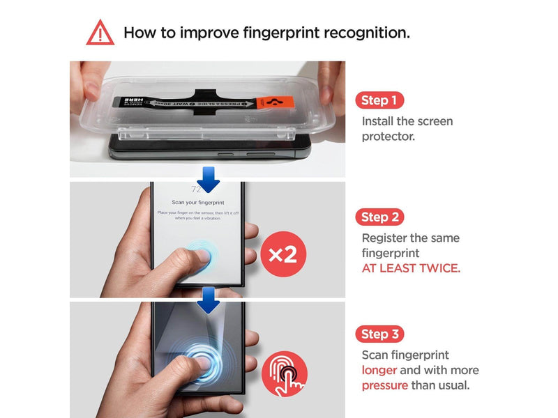 Spigen Glass tR EZ Fit Privacy 2 Pack - Samsung Galaxy S24 Ultra