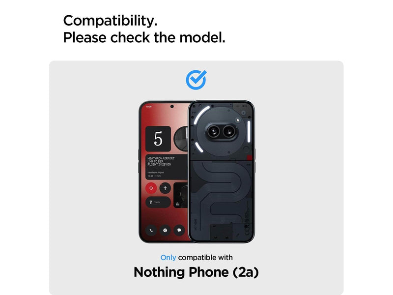 Spigen Glass tR AlignMaster 2 Pack - Nothing Phone (2a)