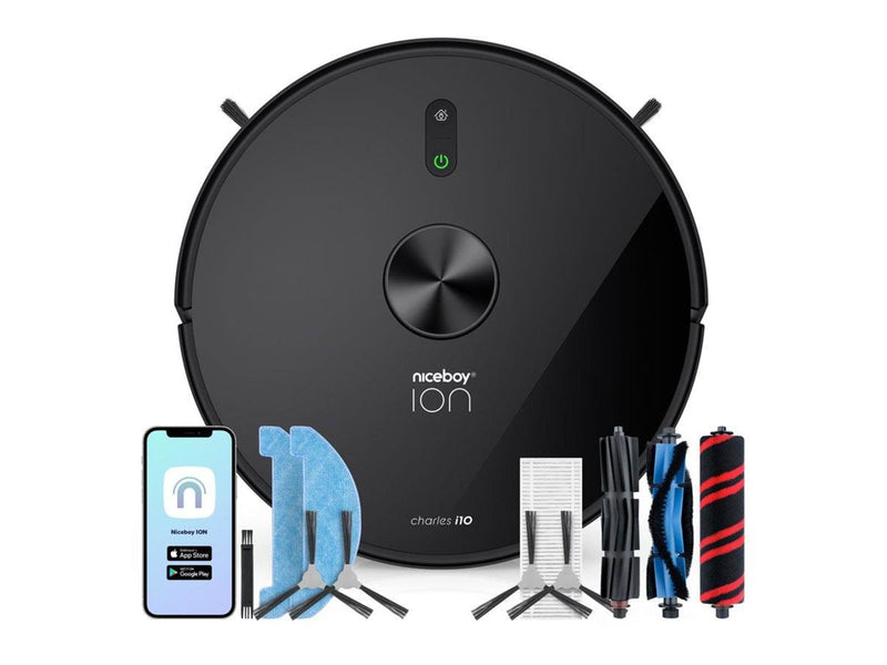 Niceboy Roboter Staubsauger ION Charles i10 Black
