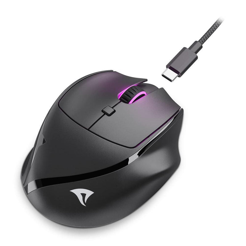 Sharkoon OfficePal M25W kabellose Gaming-Maus, schwarz