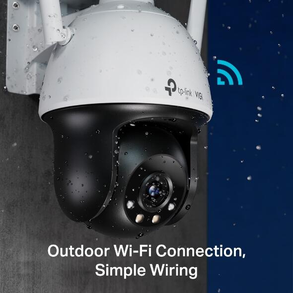 TP-Link VIGI C540-W(4mm) Netzwerk-Überwachungskamera Wi-Fi Pan Tilt für den Außenbereich mit 4 mm Objektiv
