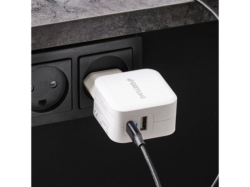 GreyLime 38W USB-C PD & USB-A QC charger