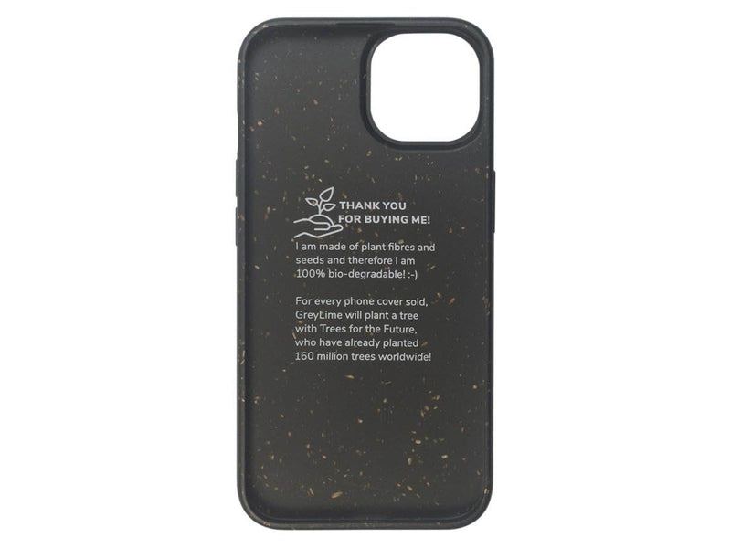 GreyLime iPhone 14 Biodegradable Cover - Black