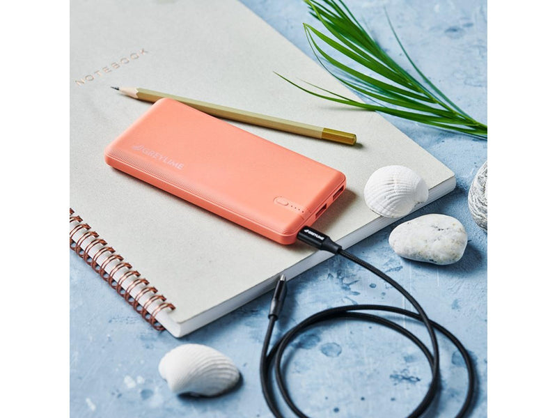 GreyLime OCEAN - Coral Red Powerbank (Akku) - 10000 mAh