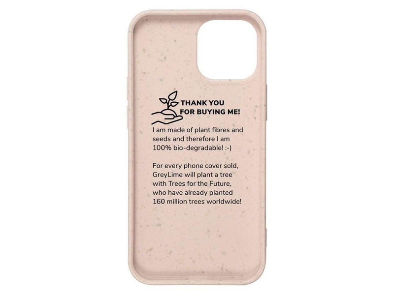 GreyLime iPhone 13 Mini Biodegradable Cover - Peach