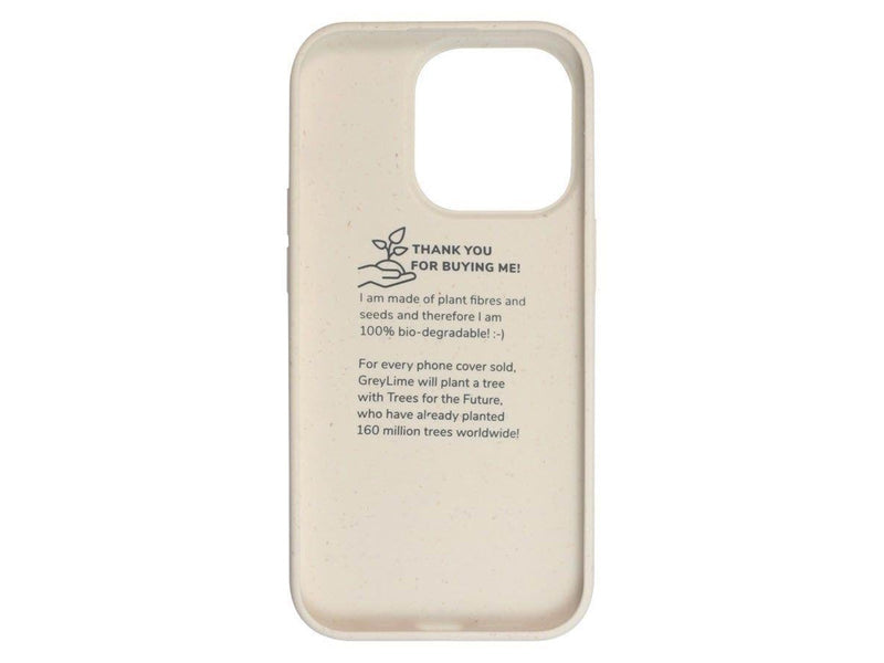 GreyLime iPhone 14 Pro Biodegradable Cover - Beige