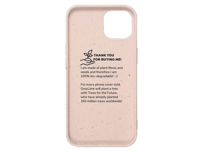 GreyLime iPhone 13 Biodegradable Cover - Peach
