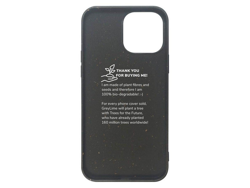 GreyLime iPhone 13 Pro Max Biodegradable Cover - Black