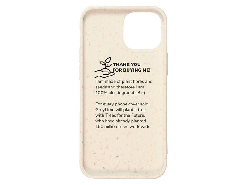 GreyLime iPhone 13 Mini Biodegradable Cover - Beige