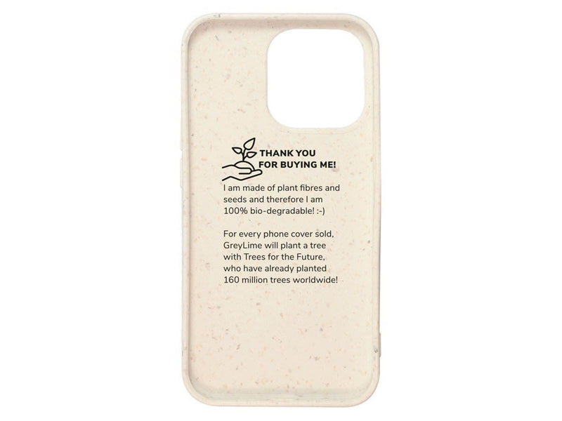 GreyLime iPhone 13 Pro Biodegradable Cover - Beige