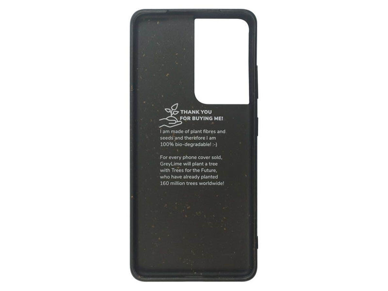 GreyLime Samsung Galaxy S21 Ultra Biodegradable Cover - Black