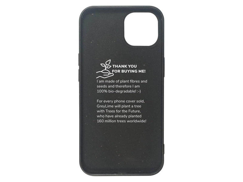 GreyLime iPhone 13 Biodegradable Cover - Black