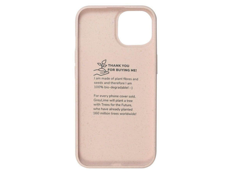 GreyLime iPhone 14 Plus Biodegradable Cover - Peach