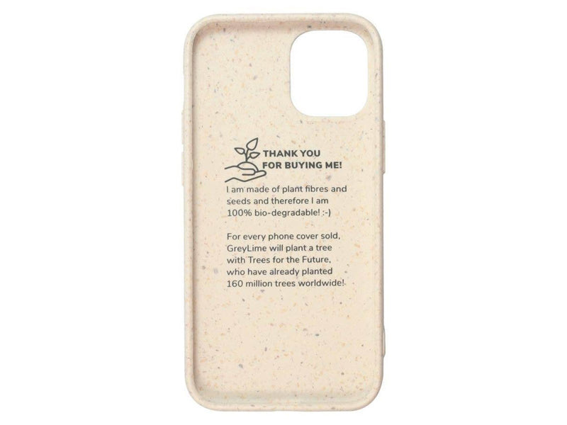 GreyLime iPhone 12 Mini Biodegradable Cover - Beige