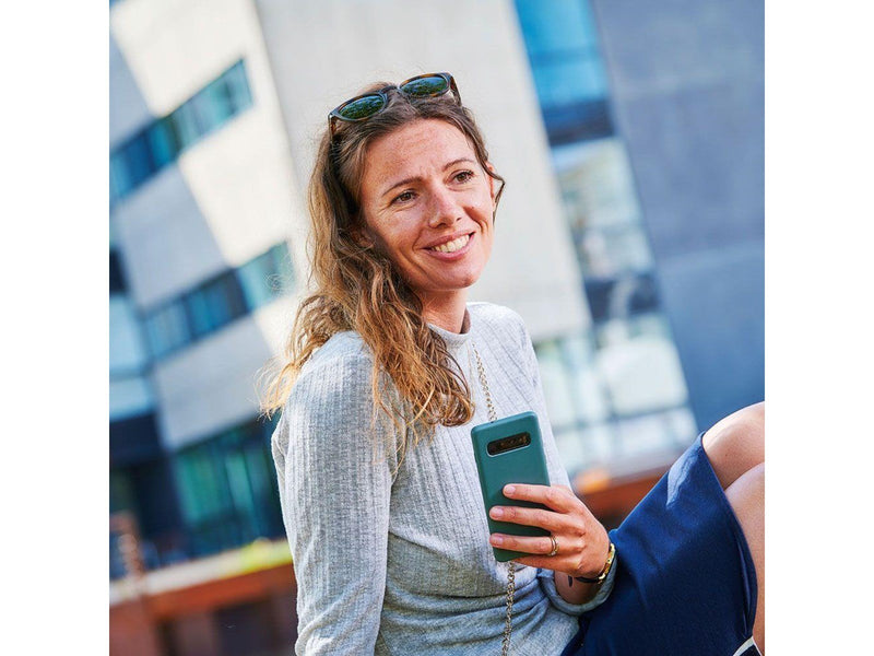 GreyLime Samsung S10+ biodegradable cover - Dark Green