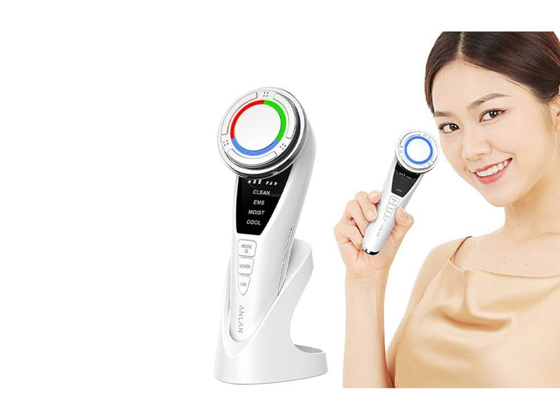Anlan Ultrasonic facial massager with light therapy