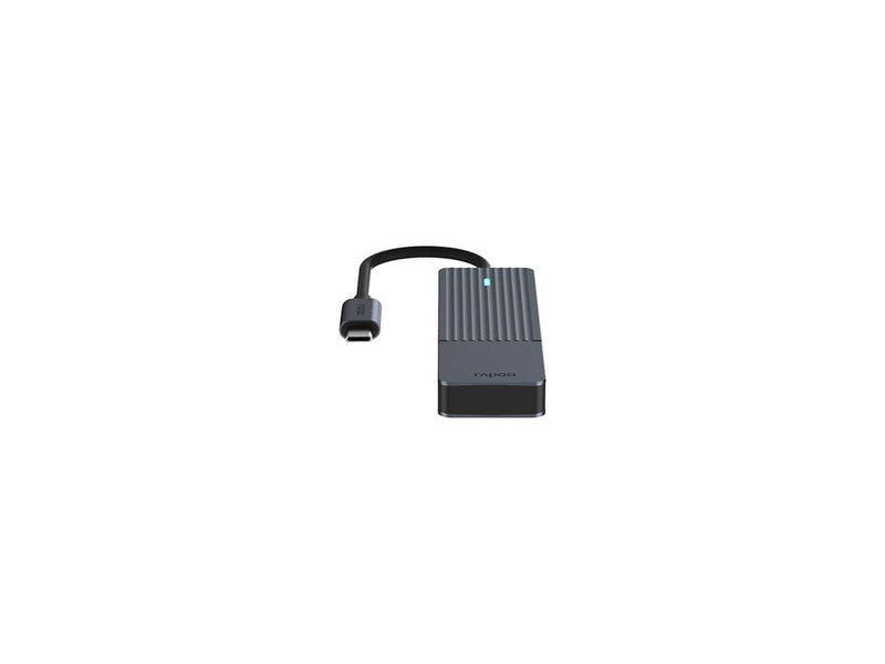 RAPOO USB-C Hub UCH-4001 USB-C to USB-A Hub USB-Hubs - 4 - Schwarz