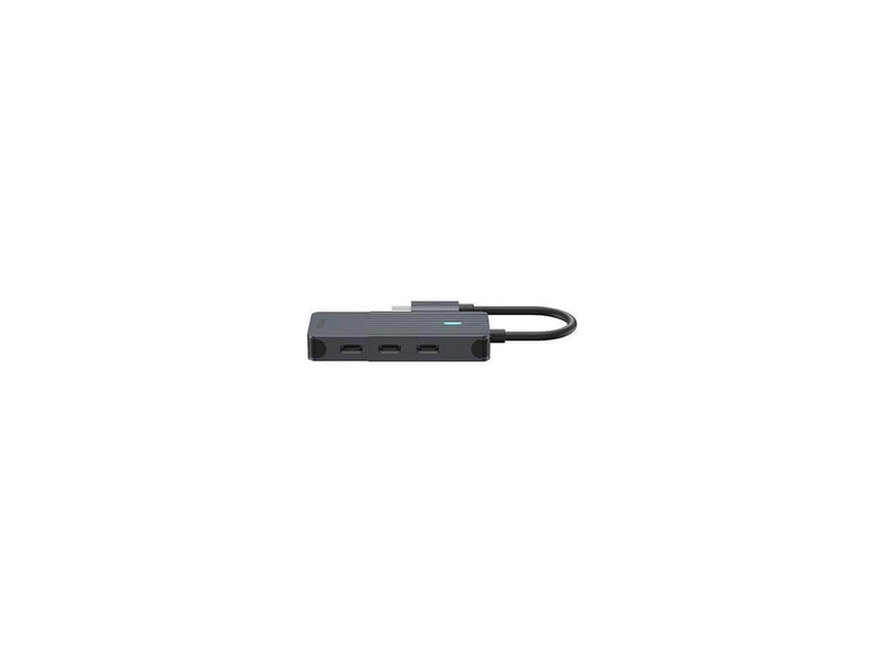 RAPOO USB-C Hub UCH-4002 USB-C to USB-C Hub USB-Hubs - 4 - Schwarz