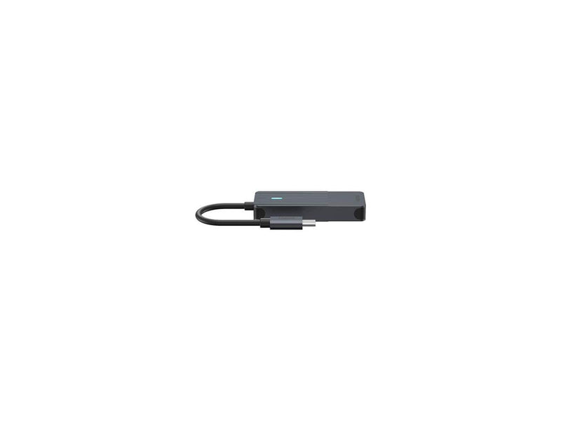 RAPOO USB-C Hub UCH-4002 USB-C to USB-C Hub USB-Hubs - 4 - Schwarz