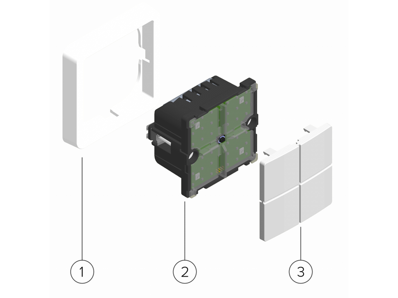 Logic Group Matrix ZDB5100 Z-Wave Universal Smart Wall Switch Dimmer for FUGA®