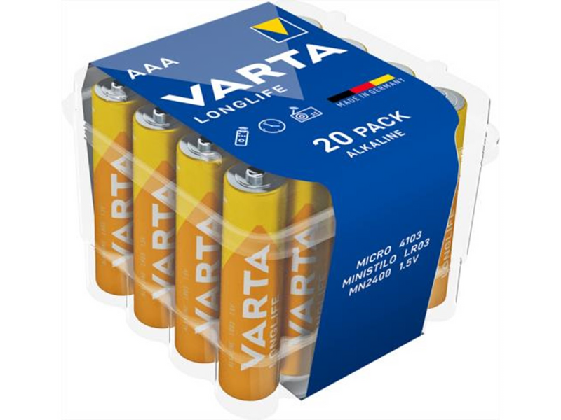 VARTA Longlife AAA 20 pk blister