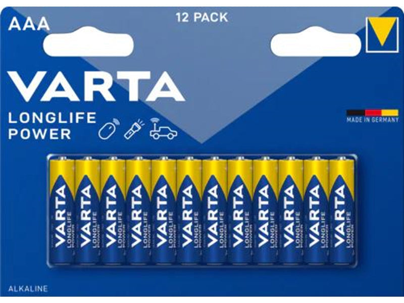 VARTA Longlife Power AAA 12 Pack