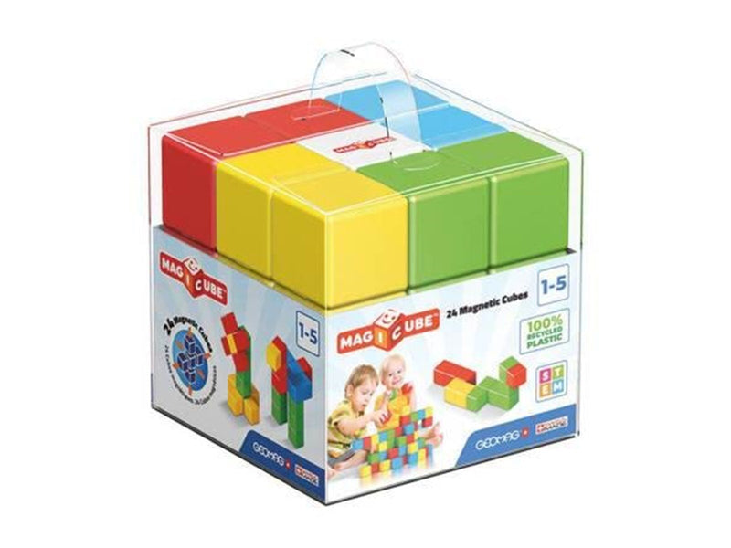 Geomag Magicube Color Recycled Crystal magnetic blocks 24 elements