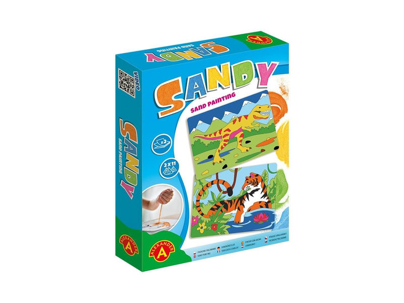 Alexander Toys Sand Art Craft Set Dinosaur & Tiger