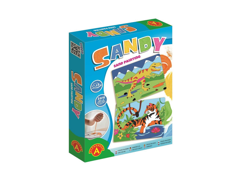 Alexander Toys Sand Art Craft Set Dinosaur & Tiger