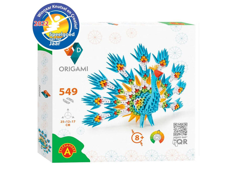 Alexander Toys ORIGAMI 3D - Peacock 549 pcs.