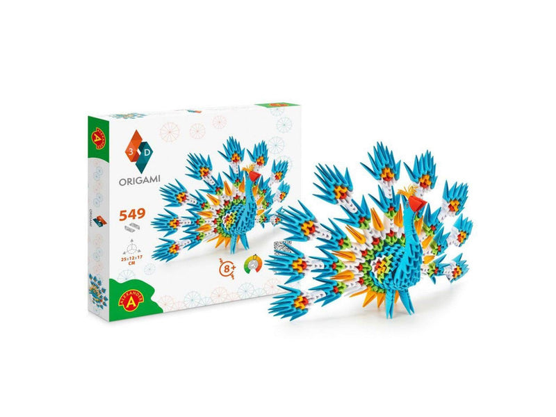 Alexander Toys ORIGAMI 3D - Peacock 549 pcs.