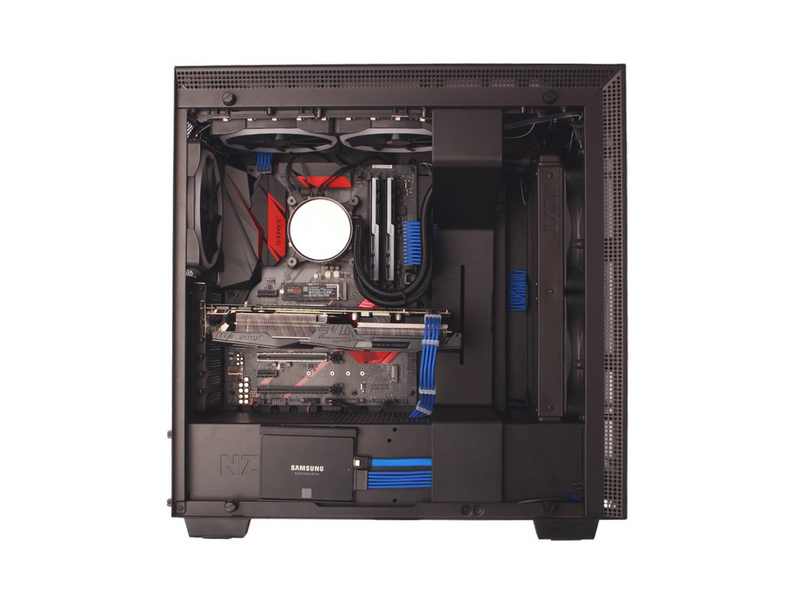 DUTZO Sleeved Power Extention Cable Kit (v2) - Blau