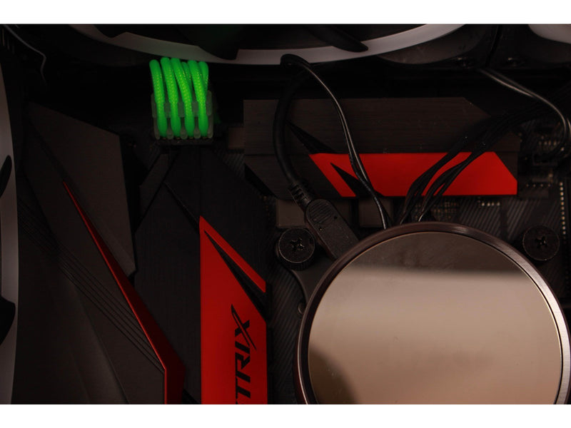DUTZO Sleeved Power Extention Cable Kit (v2) - Grün