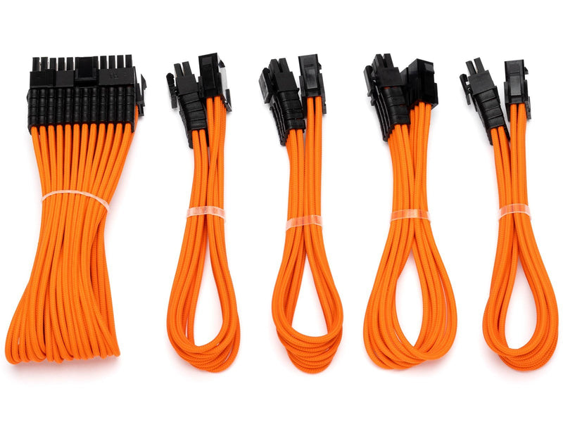 DUTZO Sleeved Power Extention Cable Kit (v2) - Orange