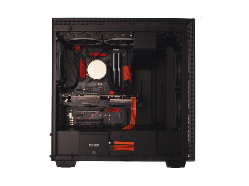 DUTZO Sleeved Power Extention Cable Kit (v2) - Orange