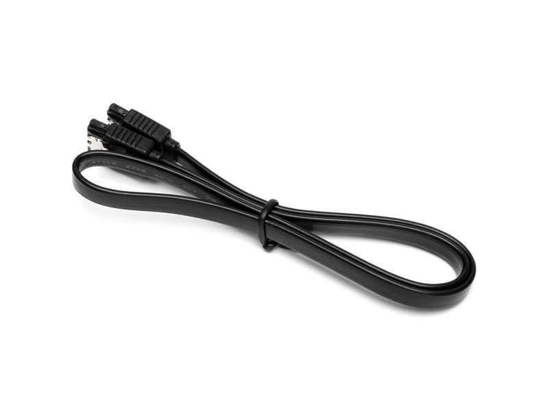 DUTZO SATA-kabel - Schwarz - 0.5 m - Gerader Verbinder