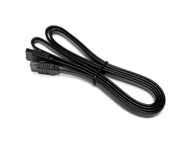 DUTZO SATA-kabel - Schwarz - 1 m - Gerader Verbinder