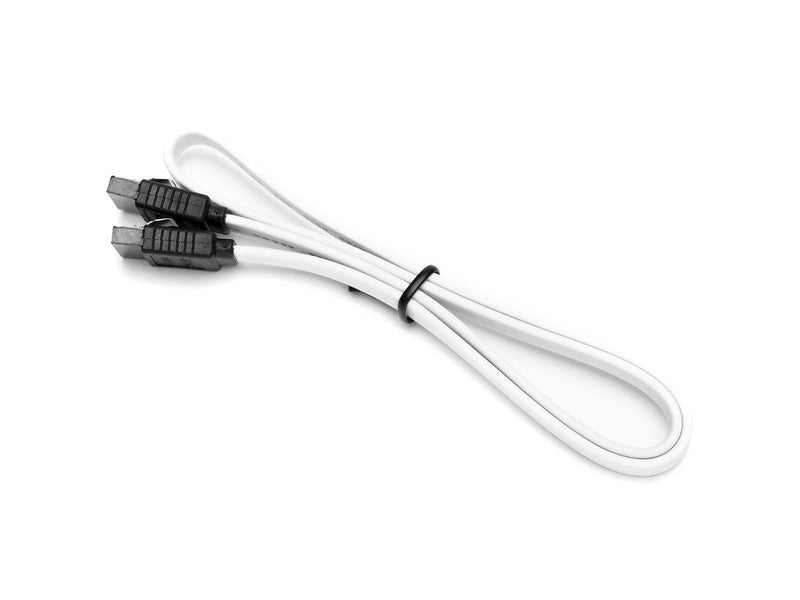 DUTZO SATA-kabel - Weiß - 0.5 m - Gerader Verbinder