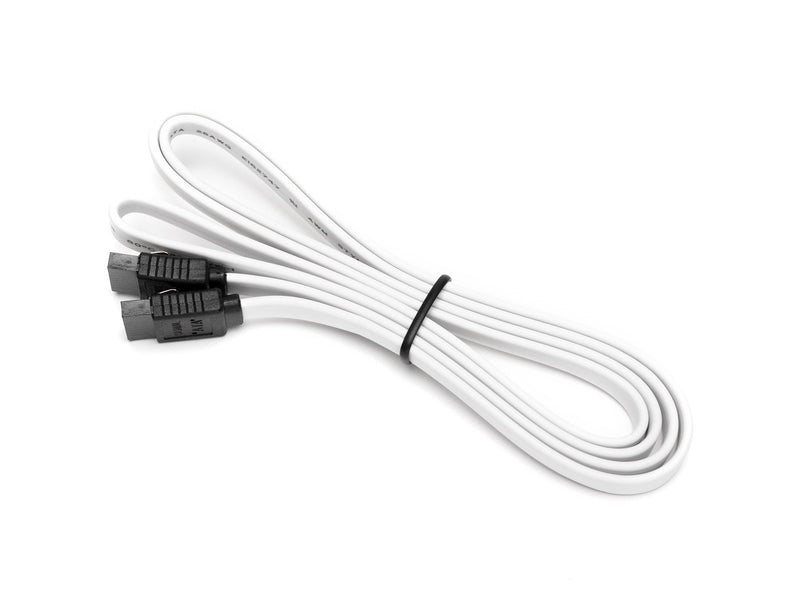 DUTZO SATA-kabel - Weiß - 1 m - Gerader Verbinder