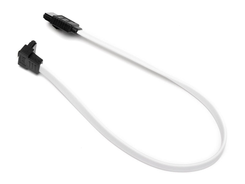 DUTZO SATA-kabel - Weiß - 0.3 m - Gerade & 90° Verbinder