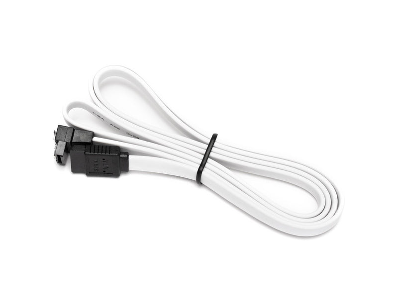 DUTZO SATA-kabel - Weiß - 1 m - Gerade & 90° Verbinder